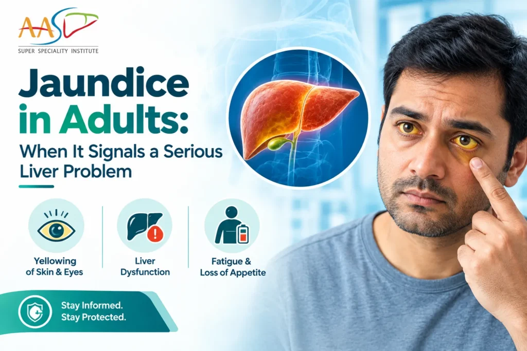 SEO / list-style Jaundice in adults: Mild causes, red-flag symptoms, and when to seek urgent care