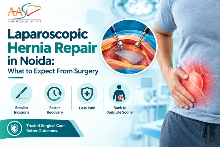 Laparoscopic Hernia Repair in Noida: What to Expect From Surgery