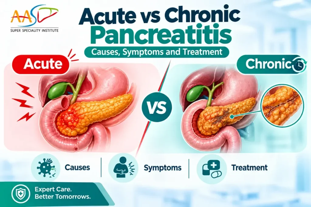 Acute vs Chronic Pancreatitis: Causes, Symptoms and Treatment