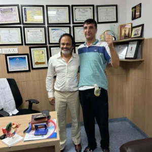 International patients with Dr Vishal Kumar Chorasiya