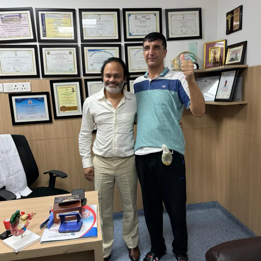 International patients with Dr Vishal Kumar Chorasiya