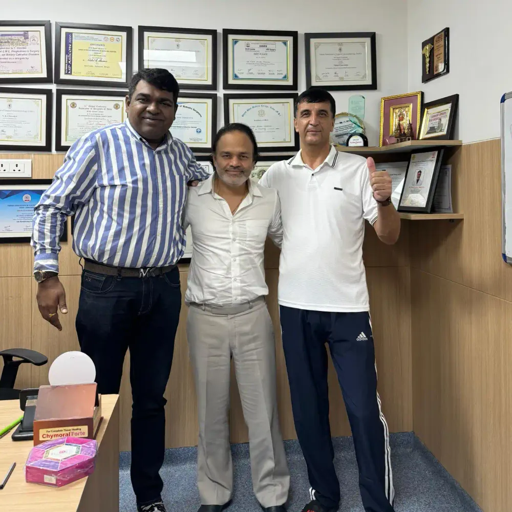 International patients with Dr Vishal Kumar Chorasiya