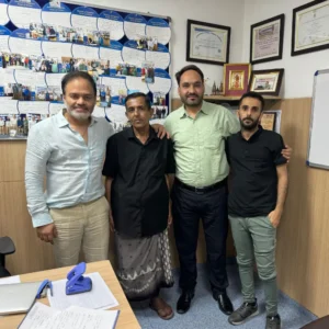 International patients with Dr Vishal Kumar Chorasiya